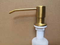 HOMEDEC Distributeur de savon liquide mural moderne en acier inoxydable pour gel douche et savon en vrac, idéal pour la cuisine et la salle de bain