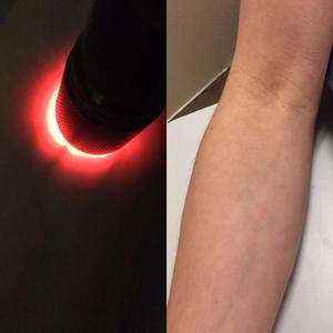 Đêm phát hiện hồng ngoại tĩnh mạch Viewer Torch Pocket 625nm <span class=keywords><strong>9</strong></span> <span class=keywords><strong>LED</strong></span> Sâu Ánh sáng màu đỏ đèn pin để xem sao bản đồ - Product Image 6