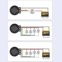 Avertisseur de recul pour véhicule BSSY M0-B1, sirène 110 dB, avertisseur sonore 12 V 24 V, klaxon de voiture/camion, haut-parleur vocal, son d'avertissement