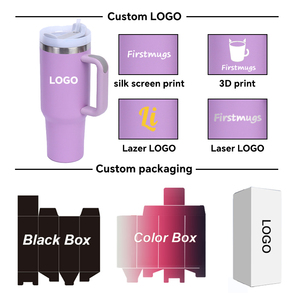 Custom Logo 40 Oz Stainless Steel Double Wall Vacuum BPA Free Insulated Tumbler Handle Straw LED Temperature Display Outdoor - Product Image 6