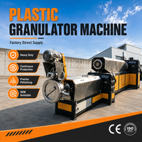 Machine de granulation de plastique recyclé haute performance personnalisée, granulateur à vis simple pour déchets de PP, PE, HDPE
