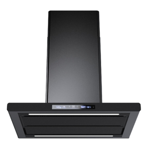 <span class=keywords><strong>Cappa</strong></span> aspirante moderna a isola, in vetro temperato nero con display LED - Product Image 1