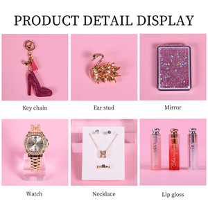 Valentine's Day <b>Gift</b> <b>Set</b> For Her <b>Perfume</b> Watch Lip Gloss Jewelry Box Exquisite <b>Gift</b> For Girlfriend Or Best Friend - Product Image 4