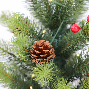 Premium Real Touch PE Mini <b>Christmas</b> Tree Tabletop Artificial <b>Christmas</b> Tree for Home Holiday Decoration - Product Image 4