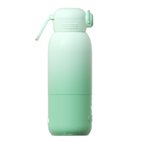 Calentador de Biberones Portátil Recargable para Exteriores 2026, 350 ml, Control Táctil, Temperatura Ajustable, 24 Horas de Temperatura Constante, USB