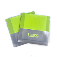 Sachet d'emballage cosmétique en plastique imprimé numériquement sur mesure, thermoscellable, pour échantillons de shampoing de 10 ml et 30 ml
