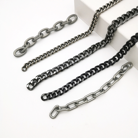 New Fashion Woman Bag Accessory Detachable Parts Replacement Chain Solid Gold Silver Acrylic Strap Women Shoulder Handle Chain