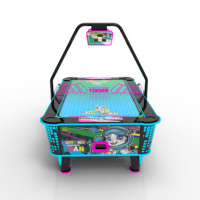 Table de hockey sur air commerciale HC Original Design, machine de jeu de hockey sur glace à monnayeur avec distribution de tickets, certifiée CE