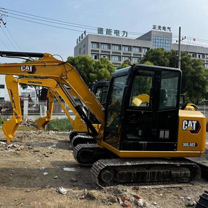 Mini-excavatrice d'occasion Caterpillar, marque japonaise, importée, moteur 305.5E/305.5E2, boîte de vitesses, pompe, PLC, prix bas, vente flash - Product Image 3