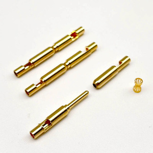 Quick Disconnect Brass Pin Gold Plated High Conductivity <b>Terminal</b> Pin Socket Series - Product Image 4