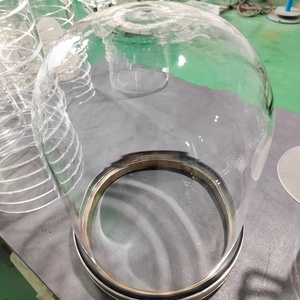 Cloche en verre de quartz transparent personnalisée CY, résistante à la chaleur, en forme de dôme en silice - Product Image 3