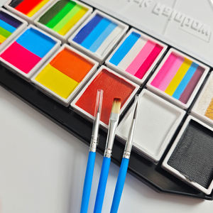 Fournitures de peinture de figures artistiques-Kit de finition pour ensemble de peinture professionnel pour enfants-<span class=keywords><strong>Palette</strong></span> de peinture du corps et du visage - Product Image 4