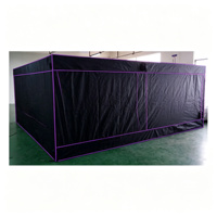 1 Tente de culture hydroponique sur mesure 600x300x200cm, écologique, en tissu Mylar 600D 1680D et poteaux D19mm D25mm