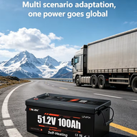 Batterie au lithium auto-chauffante Enlzh CAN Bus RS485 51.2V 100Ah pour serveur, rack, UPS, salles informatiques, calcul en périphérie, surveillance