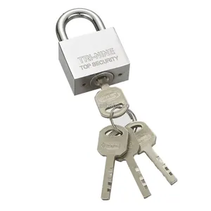 Vane type Square iron padlock blade pad locks steel lock