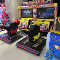 Machine de jeu de course d'arcade, simulateur de course automobile 5D réaliste pour enfants, idéal pour les centres de jeux