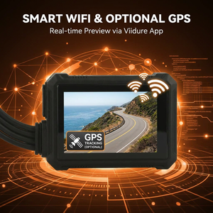 Dash Cam per Moto Brevettata, Doppia Telecamera 2K+1080P FHD, DVR per Motocicletta IP67 Impermeabile, Telecamera Anteriore e Posteriore con Snapshot a Un Tasto, WiFi Remoto - Product Image 5