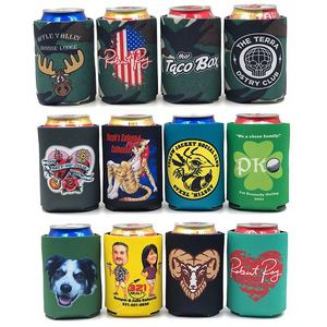 Enfriador de Latas de Cerveza Plegable de Neopreno para Campamento y Picnic al Aire Libre - Product Image 2