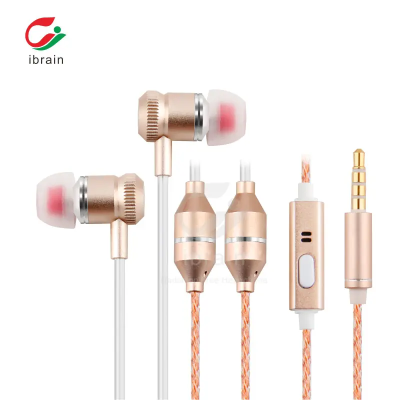 New products headset earphones bulk sample free anti radiation less emf low radiation earphones for girls cell phone users