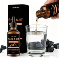 Extrait de Plante Herbacée Shilajit en Gouttes, Soutien Immunitaire, 30ml, Liquide Oral pour Adultes, Renforce l'Immunité, Shilajit Pur