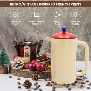 Nouveau design <span class=keywords><strong>percolateur</strong></span> à café professionnel en acier inoxydable <span class=keywords><strong>percolateur</strong></span> meilleure cafetière à double paroi - Product Image 5