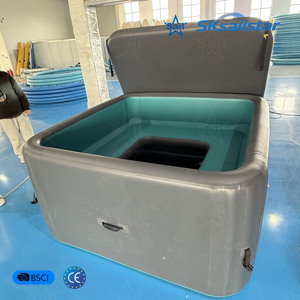 Spa gonflable sur mesure en gros avec siège, couvercle et chauffage <span class=keywords><strong>à</strong></span> bulles, jacuzzi durable et portable pour 2 <span class=keywords><strong>à</strong></span> 8 personnes - Product Image 2