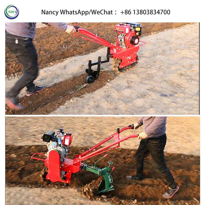 Small Farm Hand Cultivating Cultivation Machine - Power Tiller