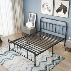 Metallo Telaio del <span class=keywords><strong>Letto</strong></span> Queen Size <span class=keywords><strong>Letto</strong></span> Testa E Le Gambe di <span class=keywords><strong>Ferro</strong></span> In Metallo Telaio del <span class=keywords><strong>Letto</strong></span> - Product Image 4