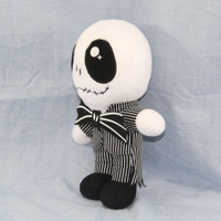 Cauchemar avant noël Anime Jack démon crâne en peluche poupée Halloween squelette en peluche jouet personnalisé jouet bas quantité minimale de commande