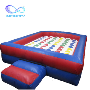 2019 divertido <span class=keywords><strong>twister</strong></span> <span class=keywords><strong>juego</strong></span> de Deportes de aire inflable saltar tornado inflable colchón de seguridad para <span class=keywords><strong>niños</strong></span> y adultos - Product Image 1