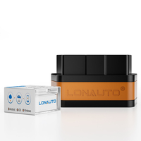 OBDII 25K80 Mini para Bluetooth ELM327 V2.2 Chip Auto OBD escáner adaptador coche OBDII/EOBD lector de código herramienta de diagnóstico