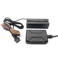 Lector de Tarjetas de Control de Acceso MSR98D de 123 Pistas con Doble Cabezal para Teclado, USB OTG, Puerto Serie RS-232, Material ABS, Compatible con JPOS OPOS