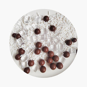 ホワイトキャンディークレイスプリンクルアイスキューブチョコレートボールミックスポリマークレイスプリンクルDIYクラフト紙吹雪 - Product Image 5