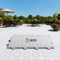 Revêtement de sol extérieur en plastique PP Getian pour événements sur gazon, trous de drainage robustes, sol multi-usages, 5 ans