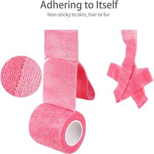 بيع بالجملة مخصص متعرج متنوعة ضمادة مرنة جيدة التهوية عالية الجودة غير لوازم طبية متماسكة - Product Image 4