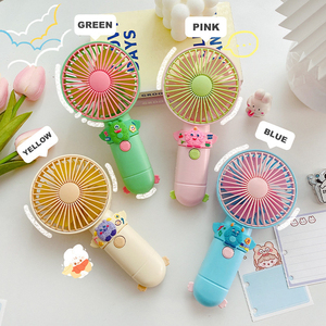 Mùa hè mini đáng yêu cầm tay sạc Pin hoạt động người hâm mộ phim hoạt hình cho trẻ em - Product Image 1