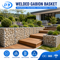 Panier gabion 1x1x1m en fil d'acier galvanisé et surface galvanisée à chaud, Hebei Chine