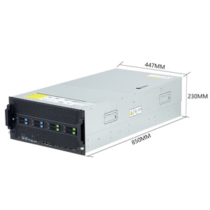 เซิร์ฟเวอร์แร็ค AI ประสิทธิภาพสูง ASRock 5U850 Gen5 รองรับ 8 การ์ดจอ RTX5090 สำหรับการฝึกอบรมด้วย Deep Learning ในศูนย์ข้อมูล - Product Image 2