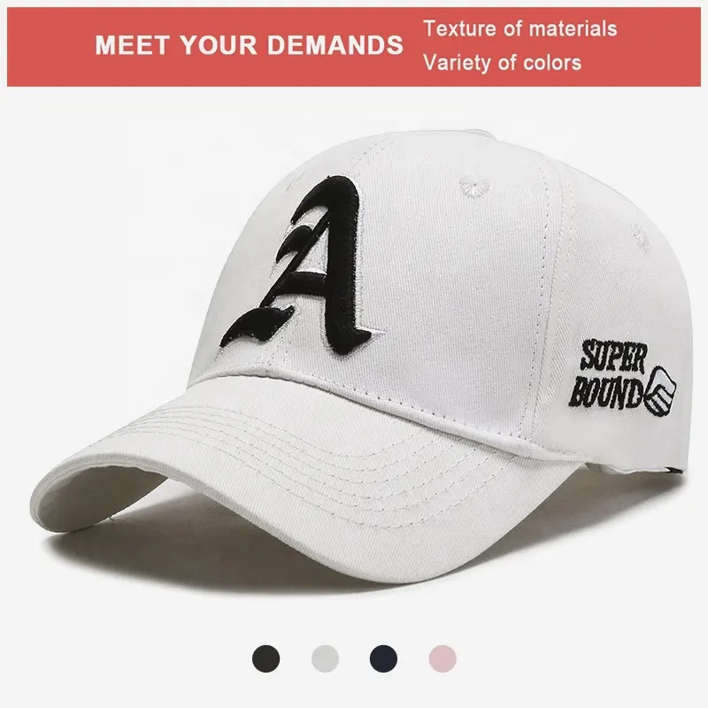 Customized Trendy Plain bulk Vintage Sport Baseball Caps Unisex Distressed Unstructured 3D Embroidery Logo Custom Dad Hats