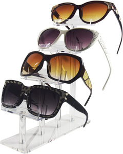 4 Lớp Kính Khung Hiển Thị Riser, Rõ Ràng Kính <span class=keywords><strong>Acrylic</strong></span> Rack Đứng Chủ - Product Image 3