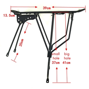 <span class=keywords><strong>Portabultos</strong></span> Trasero Universal Ajustable para Bicicleta de Aluminio RTS, Portaequipajes de Viaje de Liberación Rápida para Bicicleta de Montaña y Carretera - Product Image 5