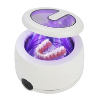 Accessoires Nettoyeur ultrasonique électrique 45 kHz pour bijoux dentaires, portable, commande tactile, 200 ml, pour voiture et maison