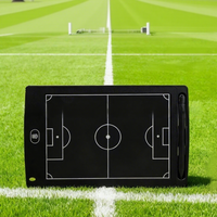 Tableau Tactique de Football Professionnel Électronique Effaçable Magnétique avec Poches Droites et Revêtement en Soie pour Entraîneur de Match