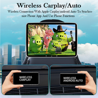 Écran tactile pour appuie-tête de voiture Android, système stéréo Bluetooth pour siège arrière de voiture, moniteur LCD pour siège arrière Toyota Land Cruiser