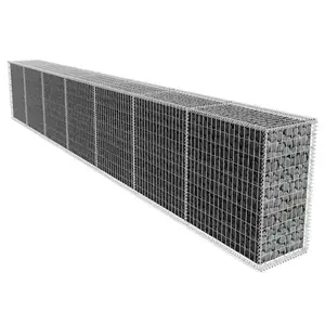 Eingetauchte Gabionen Box Verzinktes geometrisches Material PVC Gabion 1x1x2 Stein käfig zum Fechten von Stein käfig netzen