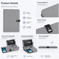 Stylo intelligent pour carnet avec carnet d'affaires, batterie externe et clé USB, carnet de luxe avec logo personnalisé