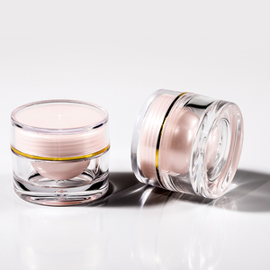 Envase Cosmético de Lujo Rosa, Bajo MOQ, Suministro de Fábrica, Tarro de 5g 15g 20g para Bálsamo Labial y Crema, Acrílico - Product Image 2