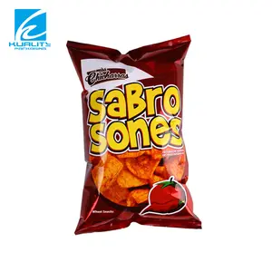 Op Maat Gemaakte Plastic Achterafdichting Gelamineerde Aardappelchips Verpakking Tassen Logo Gedrukt Voor Food Grade Noot Candy Chips Verpakking Zak