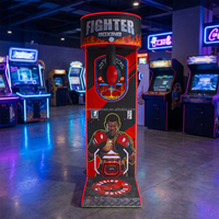 Machine interactive de mesure de coup de poing de boxe d'arcade de sport Machine de jeu de boxe de sac de frappe à jetons