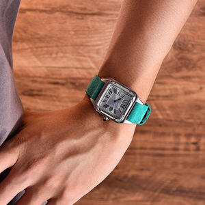 Cinturino in pelle Vintage in 18/19/20/22mm di dimensioni scamosciate a sgancio rapido per orologi - Product Image 5